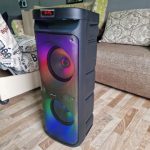 Портативная колонка Oudiobop BK-1022 80Вт 80см 2 микрофона