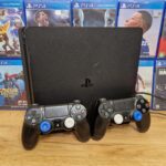 Игровая приставка Sony Playstation 4 Slim, 1Tb + 2 геймпада + игры