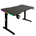 Стол компьютерный игровой HIPER HGTBL016 RGB черный